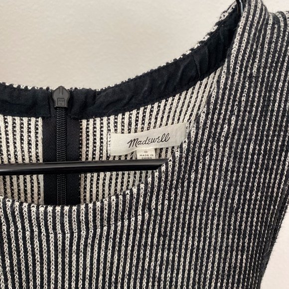 Madewell Striped Gray Top - Small with a tie in the back - Picture 4 of 6